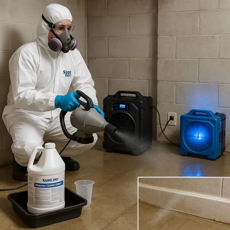 Sanitization and Odor Removal process in Rochester, WA