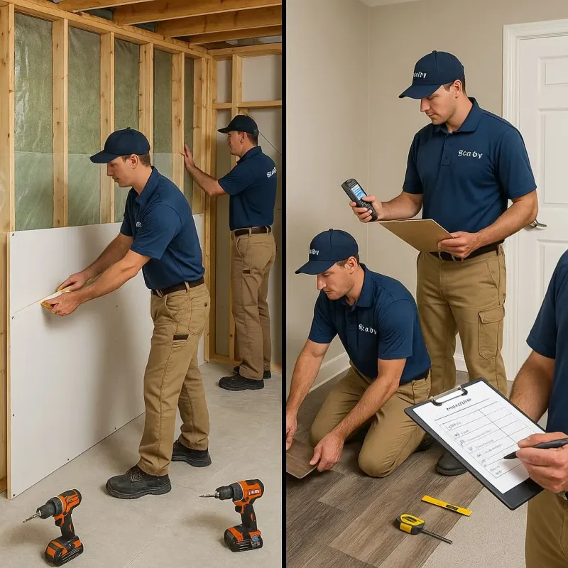 Repairs and Reconstruction process in Rochester, WA